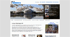 Desktop Screenshot of living-in-washingtondc.com