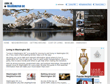 Tablet Screenshot of living-in-washingtondc.com
